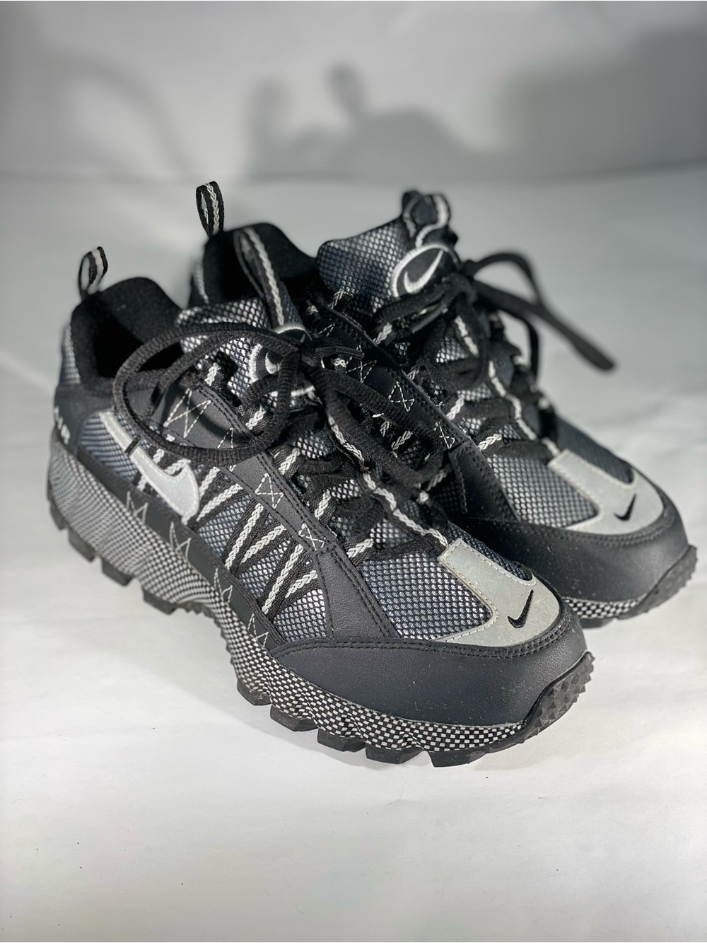 Nike Black and White Chunky Trail Sneakers